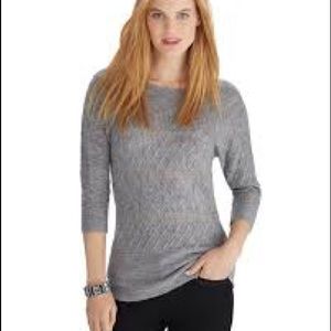 White House Black Market 3/4 sleeve Dolman Sweater